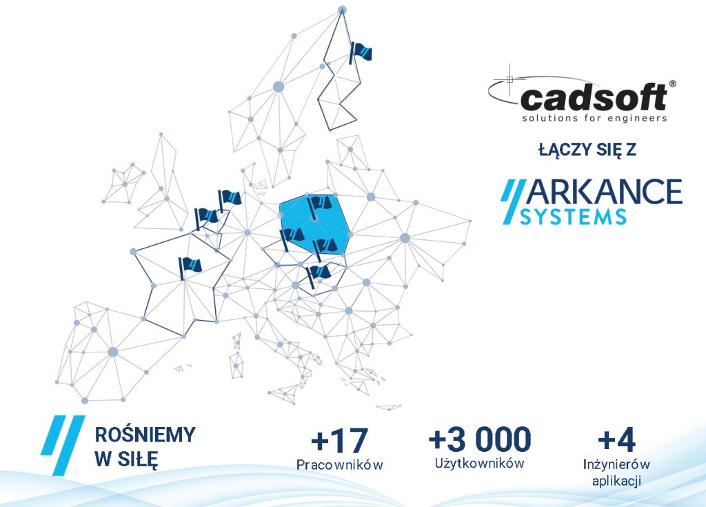 CADSOFT dołącza do Arkance Systems z dniem 1 lipca 2021